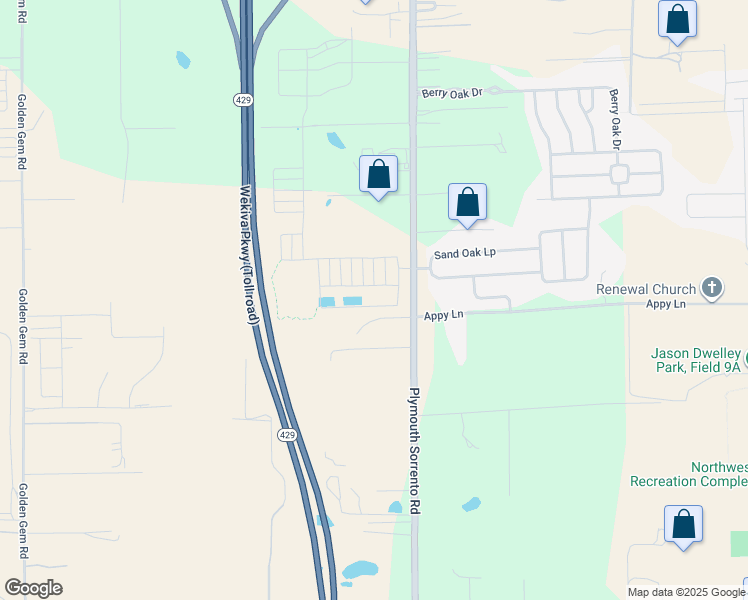 map of restaurants, bars, coffee shops, grocery stores, and more near 4046 Plymouth Sorrento Road in Apopka