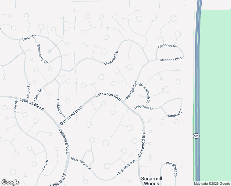 map of restaurants, bars, coffee shops, grocery stores, and more near 64 Corkwood Boulevard in Homosassa