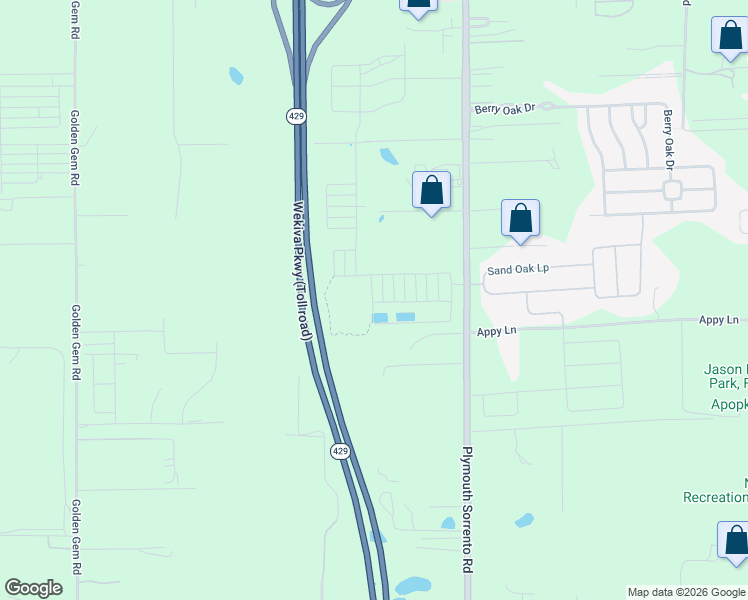 map of restaurants, bars, coffee shops, grocery stores, and more near 3984 Plymouth Sorrento Road in Apopka