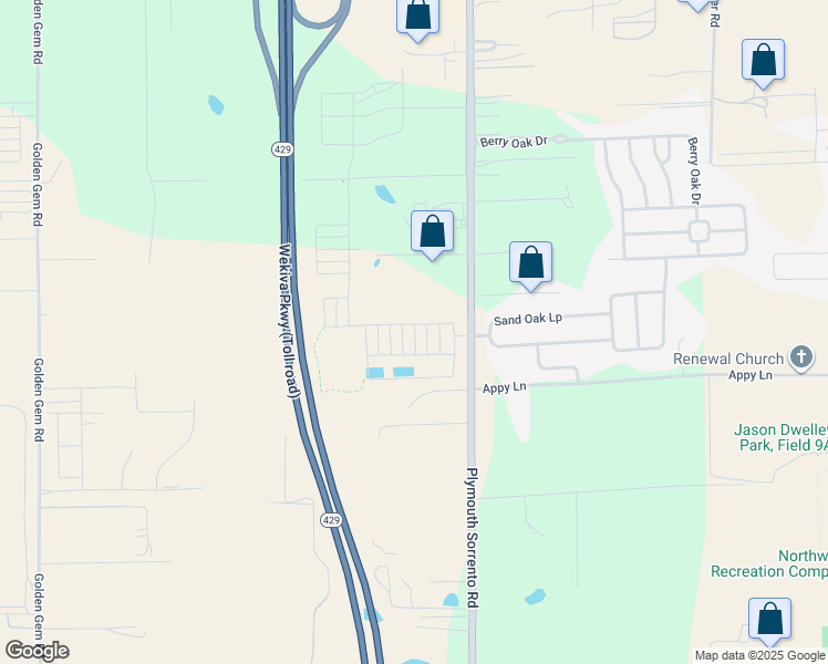 map of restaurants, bars, coffee shops, grocery stores, and more near 4068 Plymouth Sorrento Road in Apopka