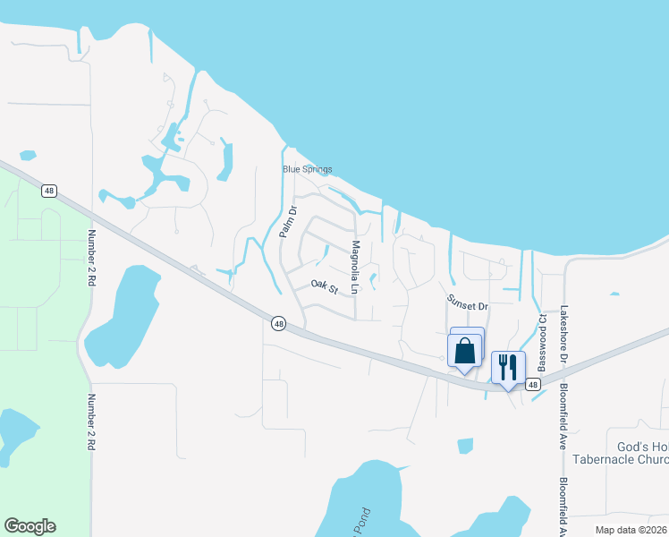 map of restaurants, bars, coffee shops, grocery stores, and more near in HOWEY IN HLS