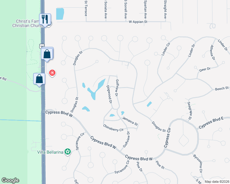 map of restaurants, bars, coffee shops, grocery stores, and more near 37 Dogwood Drive in Homosassa