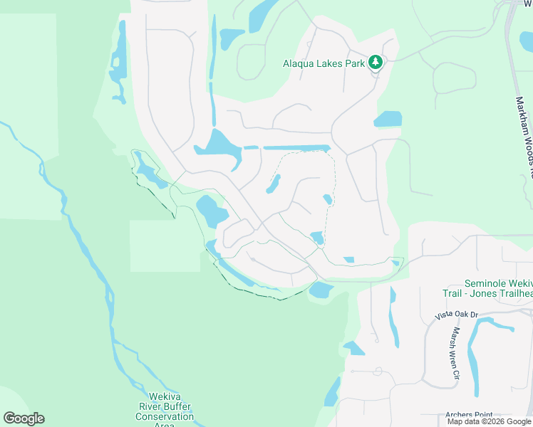 map of restaurants, bars, coffee shops, grocery stores, and more near 2116 Alaqua Drive in Longwood