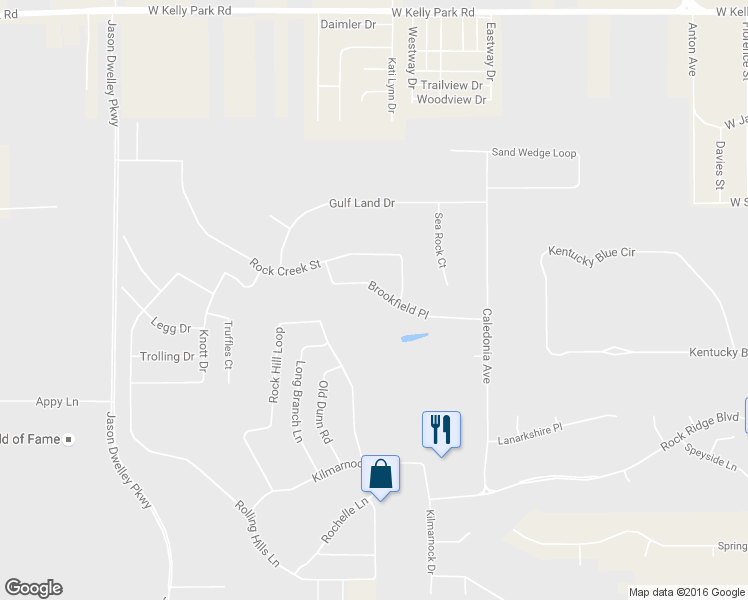 map of restaurants, bars, coffee shops, grocery stores, and more near 818 Brookfield Place in Apopka