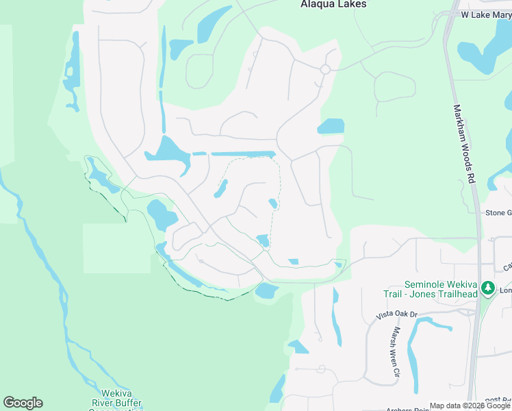 map of restaurants, bars, coffee shops, grocery stores, and more near 2074 Ackola Point in Longwood