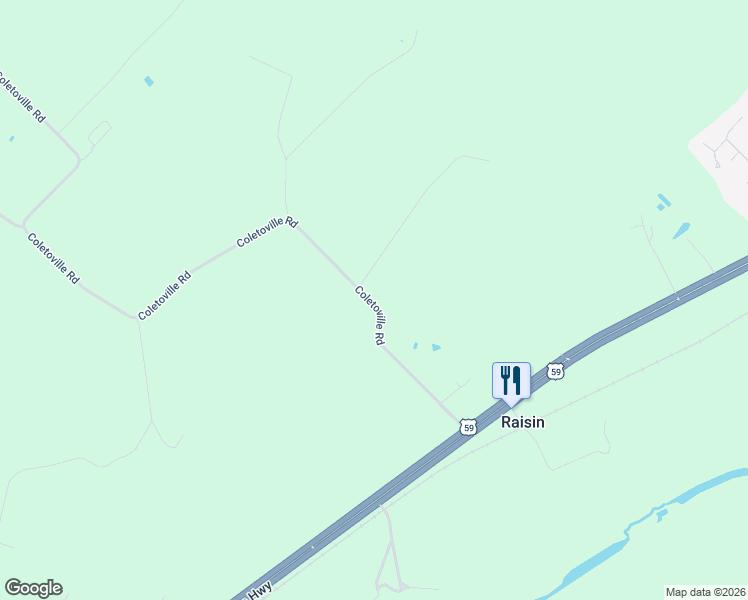 map of restaurants, bars, coffee shops, grocery stores, and more near 335 Coletoville Road in Victoria