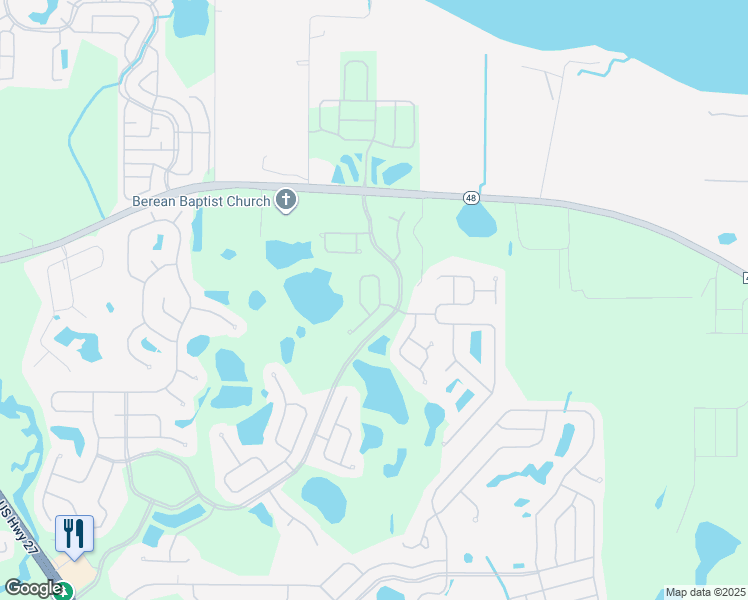 map of restaurants, bars, coffee shops, grocery stores, and more near 27401 Pine Straw Road in Leesburg