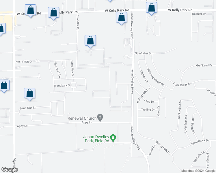 map of restaurants, bars, coffee shops, grocery stores, and more near 4288 Tigris Drive in Apopka