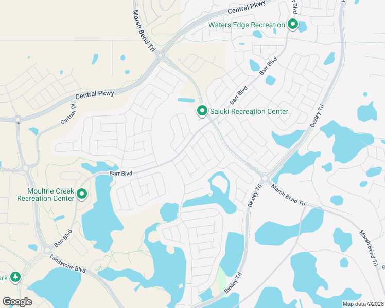 map of restaurants, bars, coffee shops, grocery stores, and more near 1615 Seiver Street in Sumterville