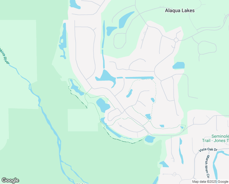 map of restaurants, bars, coffee shops, grocery stores, and more near 2176 Alaqua Drive in Longwood