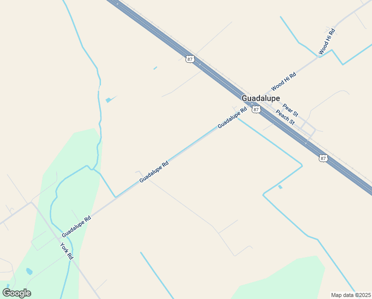 map of restaurants, bars, coffee shops, grocery stores, and more near 2261 Guadalupe Road in Victoria