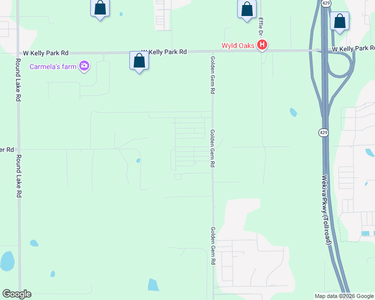 map of restaurants, bars, coffee shops, grocery stores, and more near 4160 Golden Gem Road in Apopka
