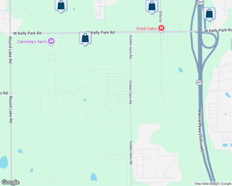 map of restaurants, bars, coffee shops, grocery stores, and more near 4160 Golden Gem Road in Apopka