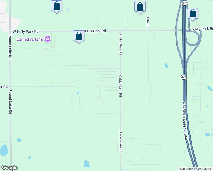 map of restaurants, bars, coffee shops, grocery stores, and more near 4160 Golden Gem Road in Apopka
