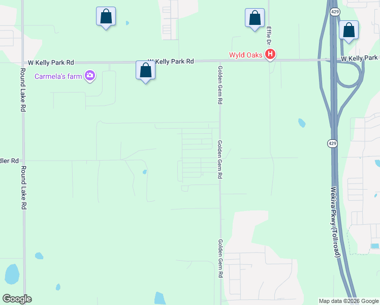 map of restaurants, bars, coffee shops, grocery stores, and more near 4160 Golden Gem Road in Apopka
