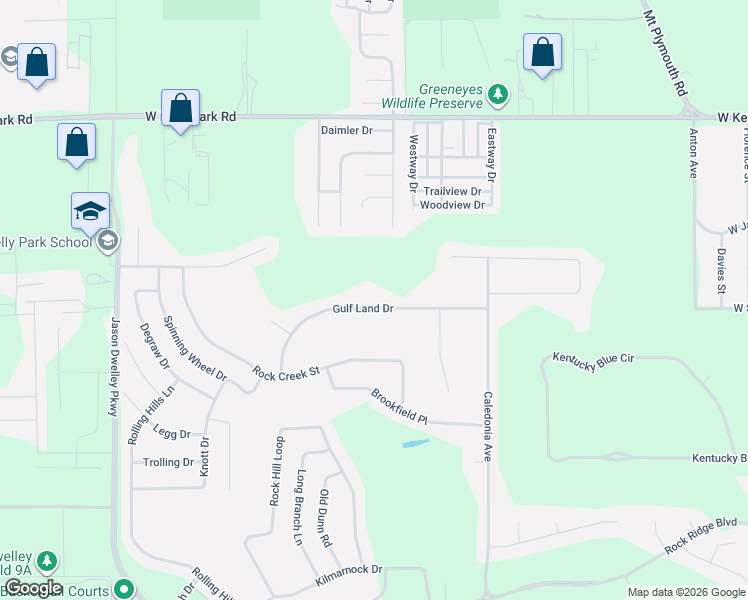 map of restaurants, bars, coffee shops, grocery stores, and more near 873 Gulf Land Drive in Apopka
