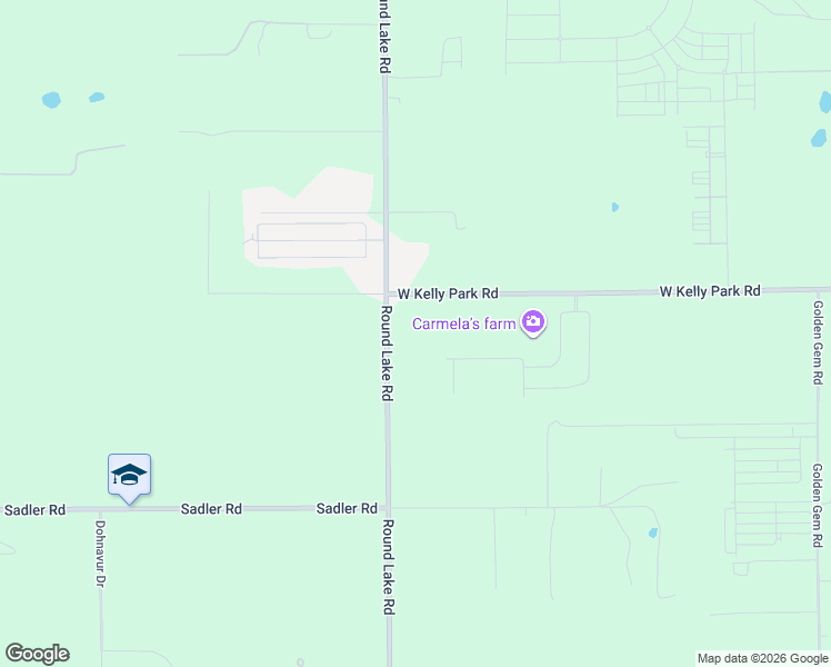 map of restaurants, bars, coffee shops, grocery stores, and more near 4933 Round Lake Road in Apopka