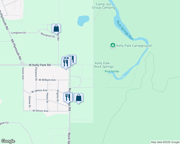 map of restaurants, bars, coffee shops, grocery stores, and more near 4931 Sycamore Street in Apopka