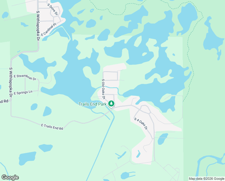 map of restaurants, bars, coffee shops, grocery stores, and more near 12283 East Berry Lane in Floral City