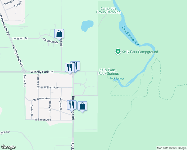 map of restaurants, bars, coffee shops, grocery stores, and more near 4931 Sycamore Street in Apopka