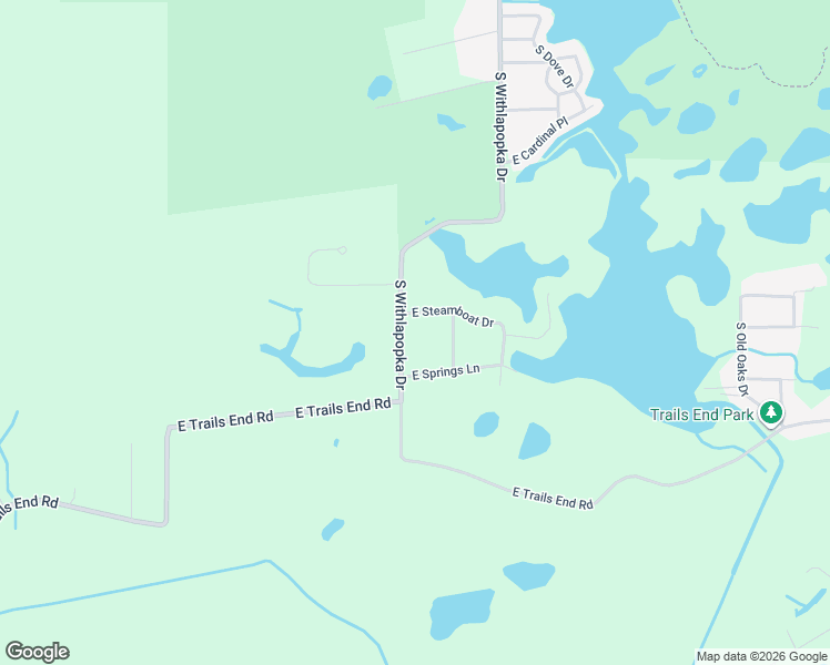 map of restaurants, bars, coffee shops, grocery stores, and more near 11420 East Steamboat Drive in Floral City