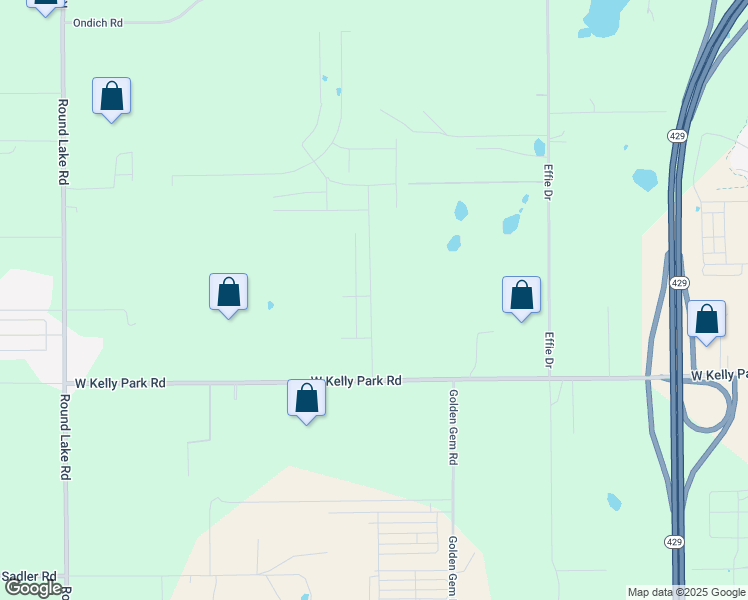 map of restaurants, bars, coffee shops, grocery stores, and more near 4101 West Kelly Park Road in Apopka