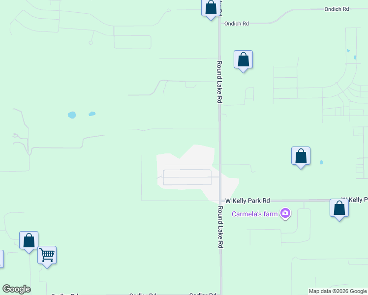 map of restaurants, bars, coffee shops, grocery stores, and more near 5332 Round Lake Road in Apopka