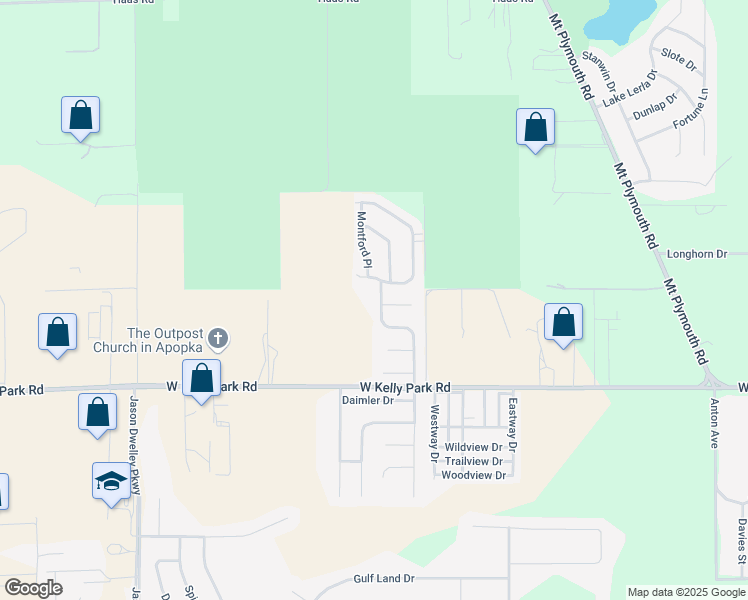 map of restaurants, bars, coffee shops, grocery stores, and more near 5236 Kati Lynn Drive in Apopka