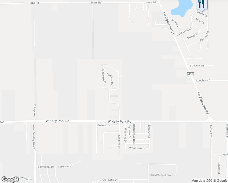 map of restaurants, bars, coffee shops, grocery stores, and more near 1109 Monteagle Circle in Apopka