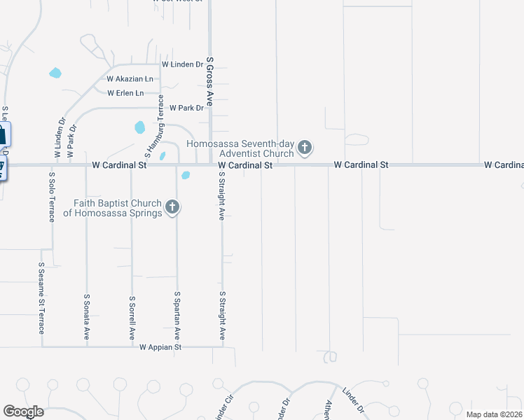 map of restaurants, bars, coffee shops, grocery stores, and more near 6700-7498 South Finale Point in Homosassa