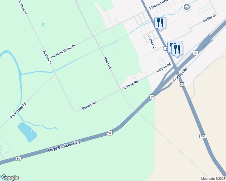 map of restaurants, bars, coffee shops, grocery stores, and more near 1186 Bottom Road in Victoria