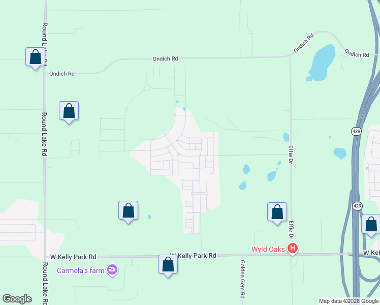 map of restaurants, bars, coffee shops, grocery stores, and more near 5474 Effie Drive in Apopka
