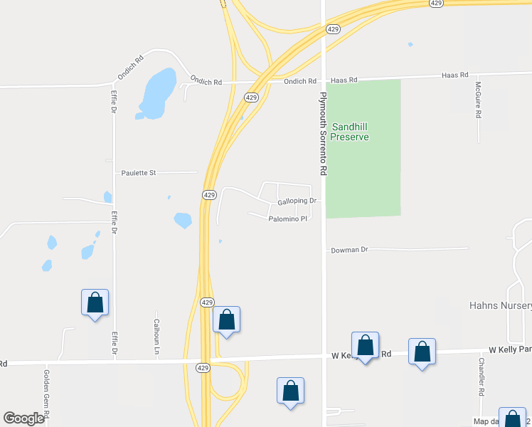 map of restaurants, bars, coffee shops, grocery stores, and more near 5526 Plymouth Sorrento Road in Apopka