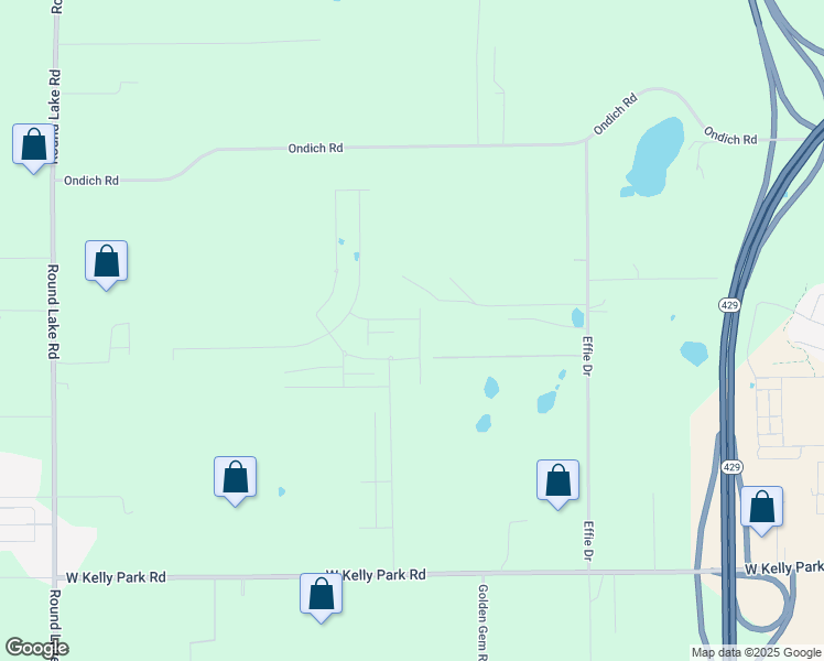 map of restaurants, bars, coffee shops, grocery stores, and more near 5580 Effie Drive in Apopka