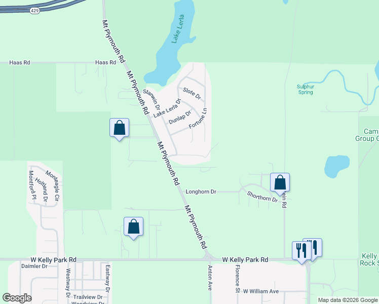map of restaurants, bars, coffee shops, grocery stores, and more near 335 Prevo Drive in Apopka