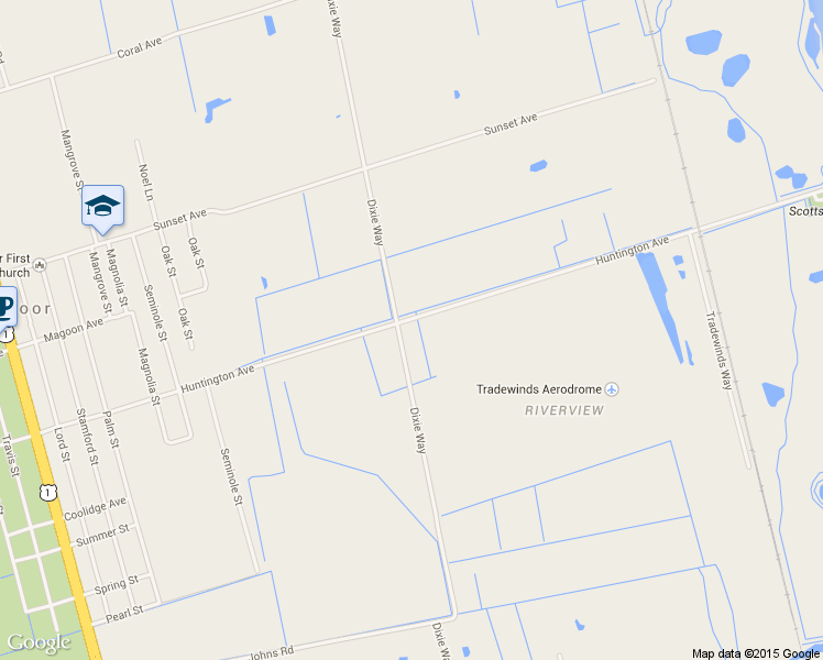 map of restaurants, bars, coffee shops, grocery stores, and more near 5885 Dixie Way in Mims