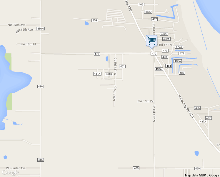 map of restaurants, bars, coffee shops, grocery stores, and more near 1427 Northwest 7th Lane in Lake Panasoffkee