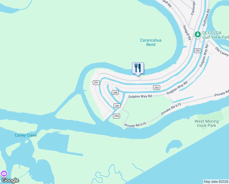 map of restaurants, bars, coffee shops, grocery stores, and more near County Road 200 in Sargent
