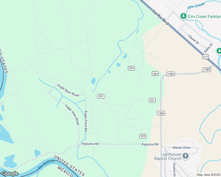 map of restaurants, bars, coffee shops, grocery stores, and more near 508 D Chavarria Road in Eagle Pass