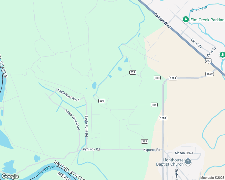 map of restaurants, bars, coffee shops, grocery stores, and more near 508 D Chavarria Road in Eagle Pass