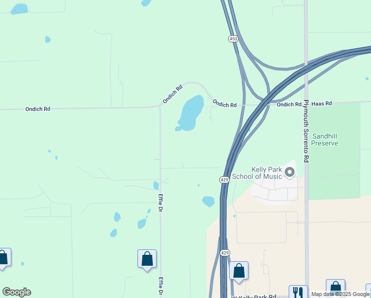 map of restaurants, bars, coffee shops, grocery stores, and more near 5859 Effie Drive in Apopka