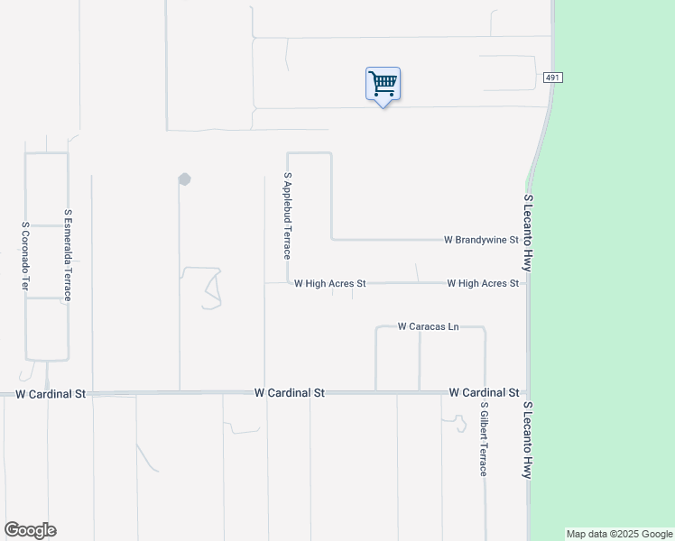 map of restaurants, bars, coffee shops, grocery stores, and more near 1626 West Brandywine Street in Lecanto