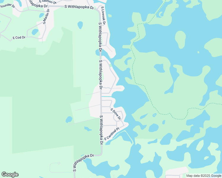 map of restaurants, bars, coffee shops, grocery stores, and more near 6508 South Dolphin Drive in Floral City