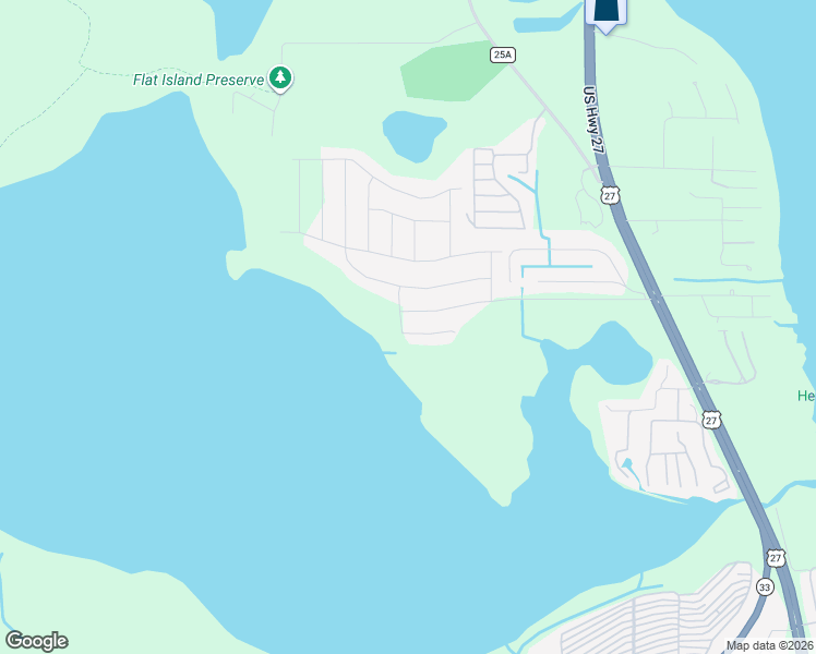 map of restaurants, bars, coffee shops, grocery stores, and more near 3705 Palm Drive in Leesburg