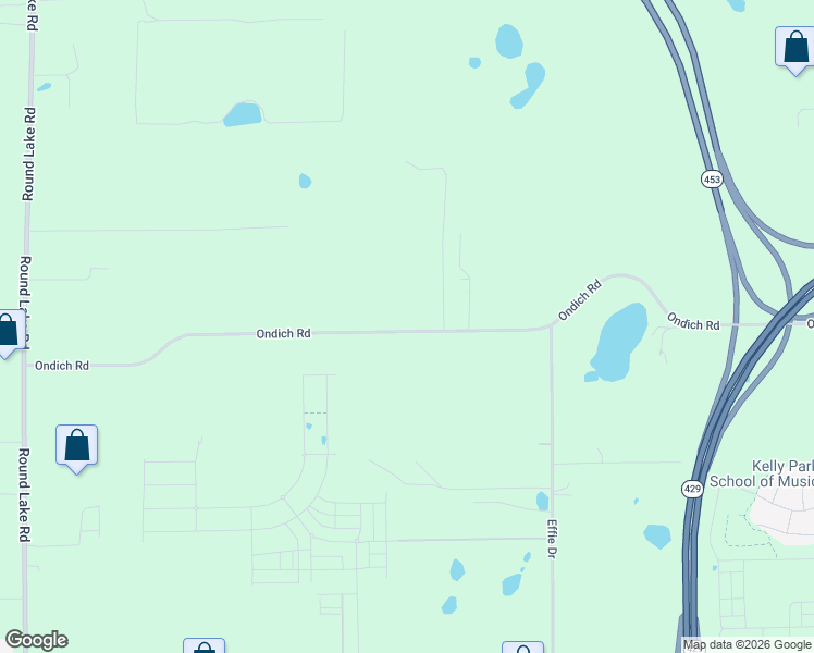 map of restaurants, bars, coffee shops, grocery stores, and more near 4103 Ondich Road in Apopka