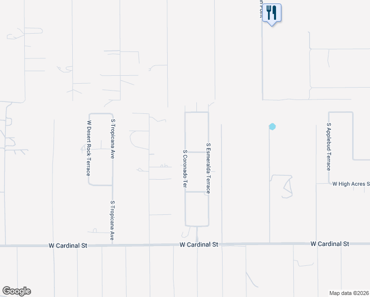 map of restaurants, bars, coffee shops, grocery stores, and more near 6250 South Coronado Drive in Lecanto