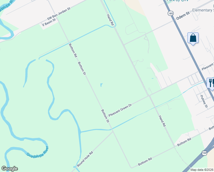map of restaurants, bars, coffee shops, grocery stores, and more near 2821 Bottom Road in Victoria