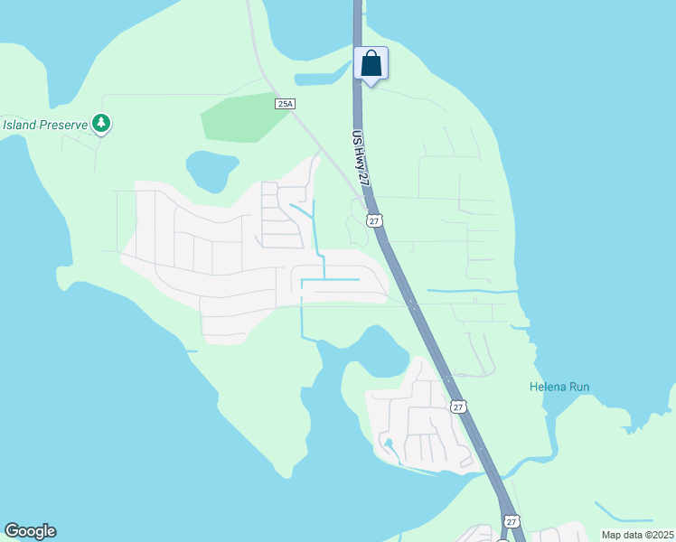 map of restaurants, bars, coffee shops, grocery stores, and more near 3916 Palm Drive in Leesburg