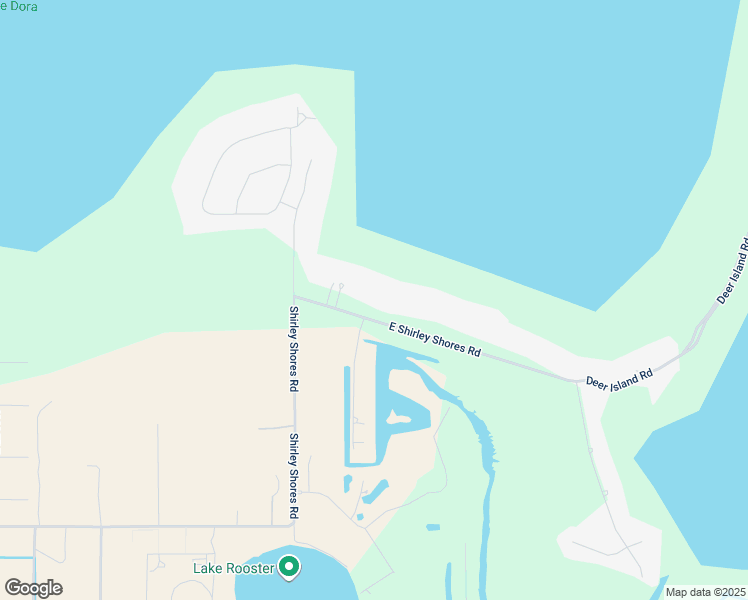 map of restaurants, bars, coffee shops, grocery stores, and more near 16151 East Shirley Shores Road in Tavares