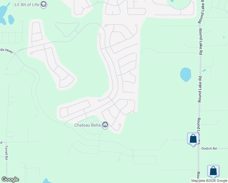 map of restaurants, bars, coffee shops, grocery stores, and more near 5717 Alenlon Way in Mount Dora